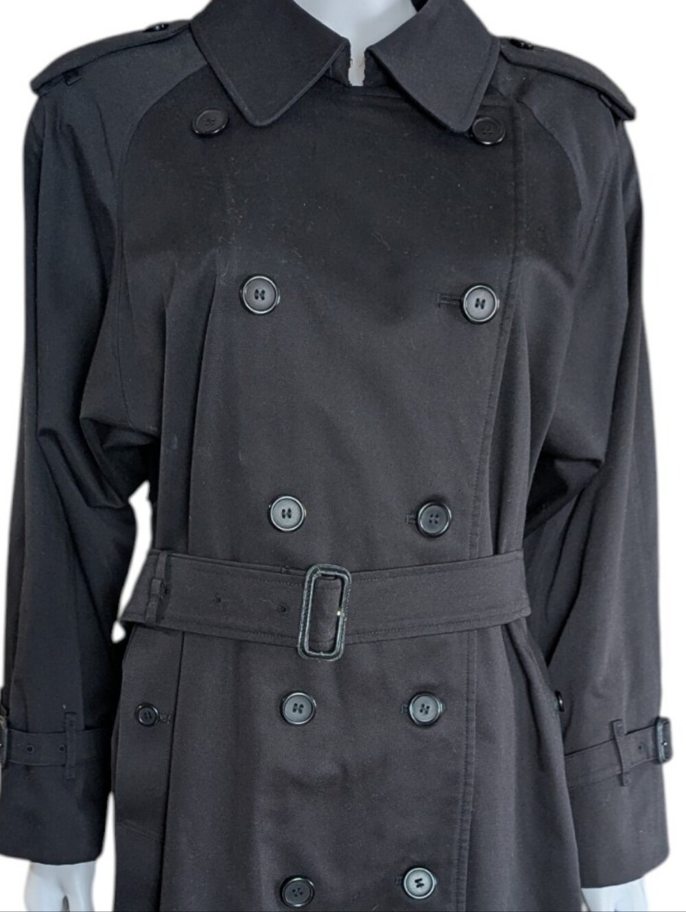 Burberry Classic Check Lined Jacket in Black & Beige, Black and Red Lining - Picture 10 of 15